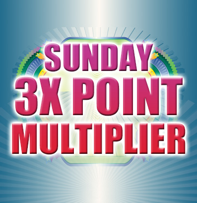 Sunday 3X Multiplier